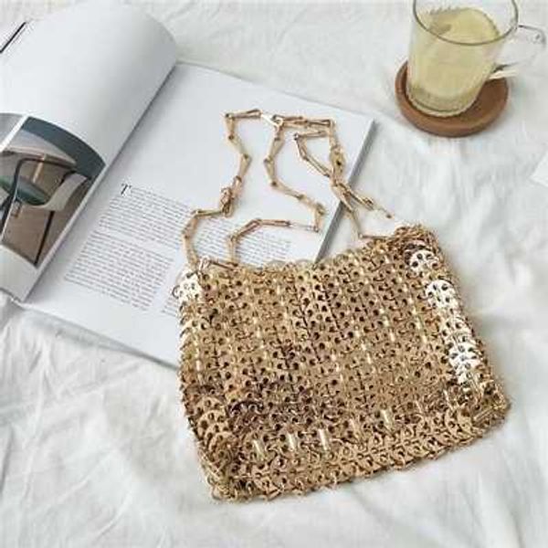 shoulder bag totes handbag same ins retro metal sequins chain single shoulder crossbody bag woven mini small wallerts 230401
shoulder bag totes handbag same ins retro metal sequins chain single shoulder crossbody bag woven mini small wallerts 230401