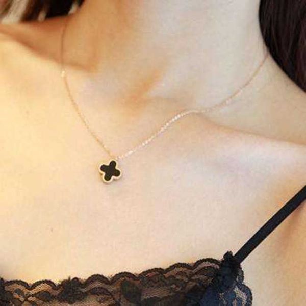 van clover necklace designer clover pendant necklace japan korea rose gold ladies simple collar chain titanium steel student gift, Silver
van clover necklace designer clover pendant necklace japan korea rose gold ladies simple collar chain titanium steel student gift, Silver