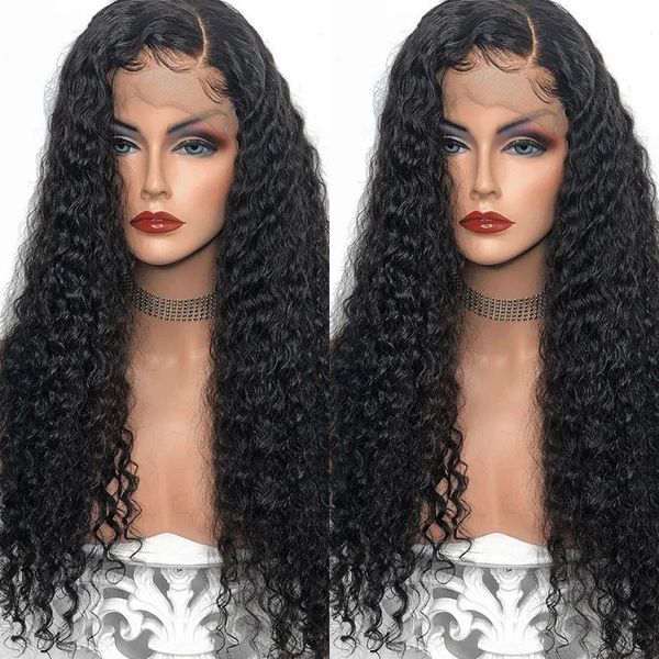 curly human hair wigs for women 13x4 hd deep wave lace frontal wig pre plucked 30 inch brazilian water wave 4x4 lace closure wig, Black
curly human hair wigs for women 13x4 hd deep wave lace frontal wig pre plucked 30 inch brazilian water wave 4x4 lace closure wig, Black