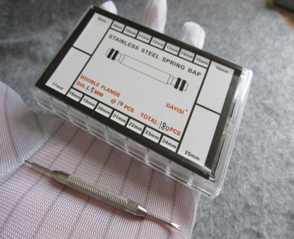 180pcs pin watch repair kits 18sizes 10pc each size 15mm thickness dia stainless steel spring bar gift tool strap bracelet c4292438
180pcs pin watch repair kits 18sizes 10pc each size 15mm thickness dia stainless steel spring bar gift tool strap bracelet c4292438