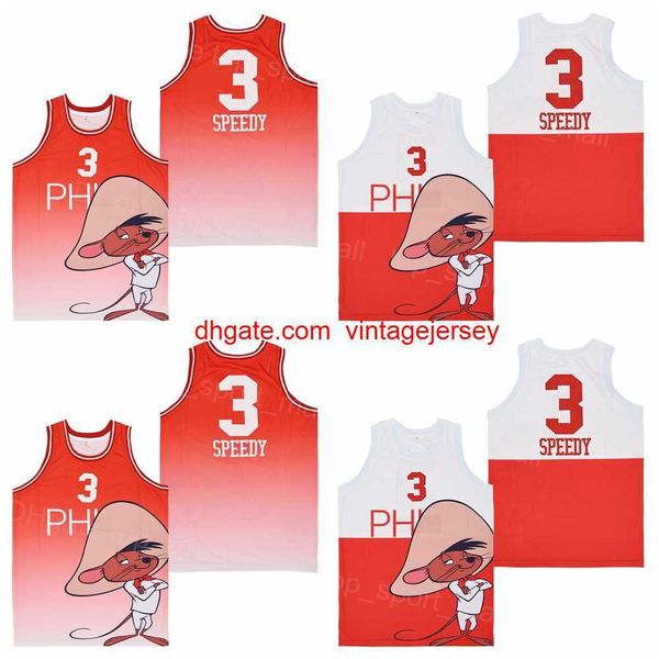men movie basketball 3 speedy jersey sewing white red color for sport fans breathable pure cotton embroidery and stitched university excelle, Black
men movie basketball 3 speedy jersey sewing white red color for sport fans breathable pure cotton embroidery and stitched university excelle, Black