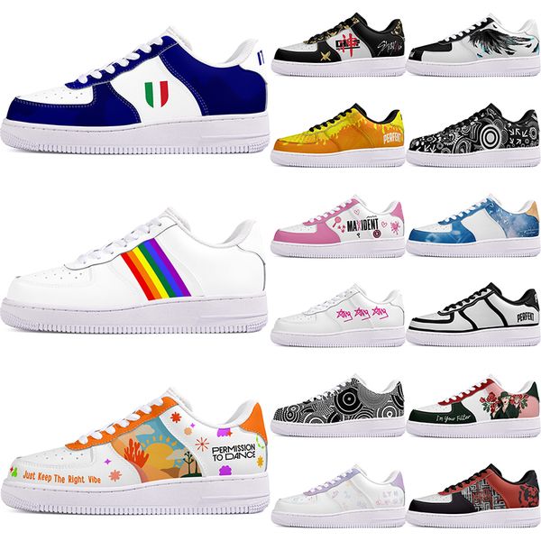 DIY shoes winter Glossy white autumn mens Leisure shoes one for men women platform casual sneakers Classic cartoon graffiti trainers comfortable sports 87667
DIY shoes winter Glossy white autumn mens Leisure shoes one for men women platform casual sneakers Classic cartoon graffiti trainers comfortable sports 87667