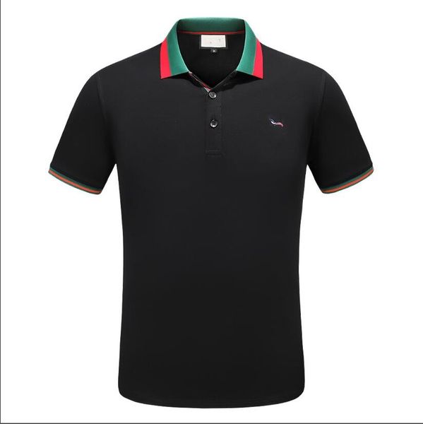men's tee polo black and white color fashion casual business classic embroidery print new version of t-shirt button lapel polo -05, White;black
men's tee polo black and white color fashion casual business classic embroidery print new version of t-shirt button lapel polo -05, White;black