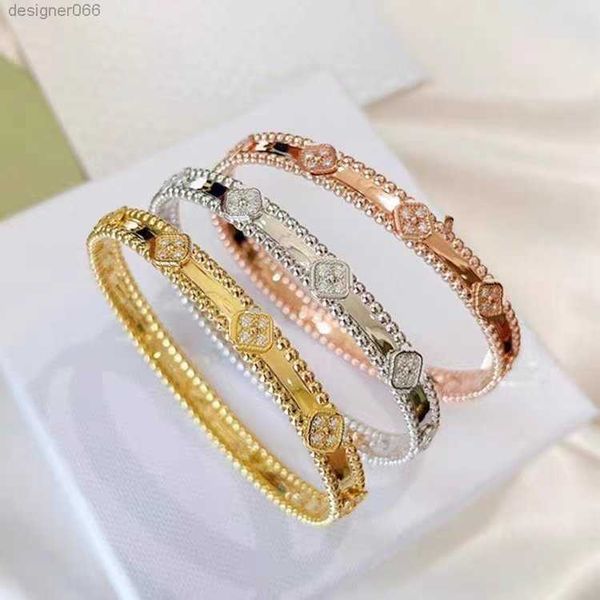 sweet clovers bracelet designer luxury jewelry women bangle classic 5.0 titanium steel alloy gold-plated gold belcher charm bracelets, Black
sweet clovers bracelet designer luxury jewelry women bangle classic 5.0 titanium steel alloy gold-plated gold belcher charm bracelets, Black