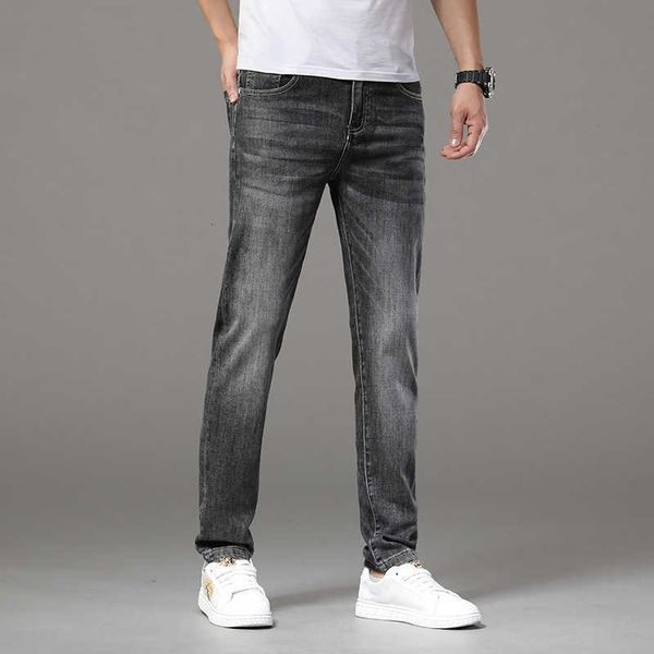 fashion high brand men's printed embroidered feet casual denim pants light luxury men, Blue
fashion high brand men's printed embroidered feet casual denim pants light luxury men, Blue