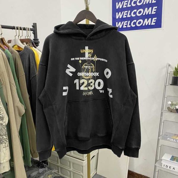 rrr123 new union co branded anniversary exclusive pullover plush sweater men's loose hoodie coat fashion, Black
rrr123 new union co branded anniversary exclusive pullover plush sweater men's loose hoodie coat fashion, Black