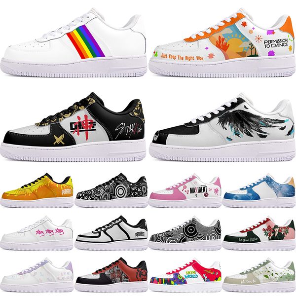 DIY shoes winter Glossy white autumn mens Leisure shoes one for men women platform casual sneakers Classic cartoon graffiti trainers comfortable sports 100962
DIY shoes winter Glossy white autumn mens Leisure shoes one for men women platform casual sneakers Classic cartoon graffiti trainers comfortable sports 100962