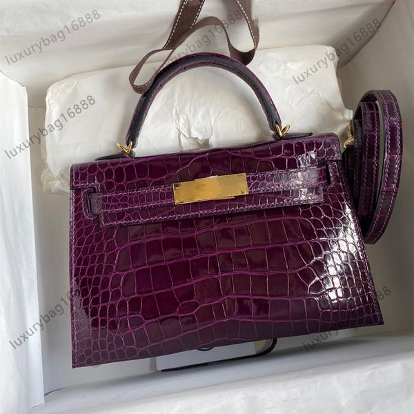 designer shoulder bag cross body bag mini handbag purse bag bling All handmade handbag brand Designer bags Imported American crocodile waxed thread sewing 24K gold a, Color2
designer shoulder bag cross body bag mini handbag purse bag bling All handmade handbag brand Designer bags Imported American crocodile waxed thread sewing 24K gold a, Color2