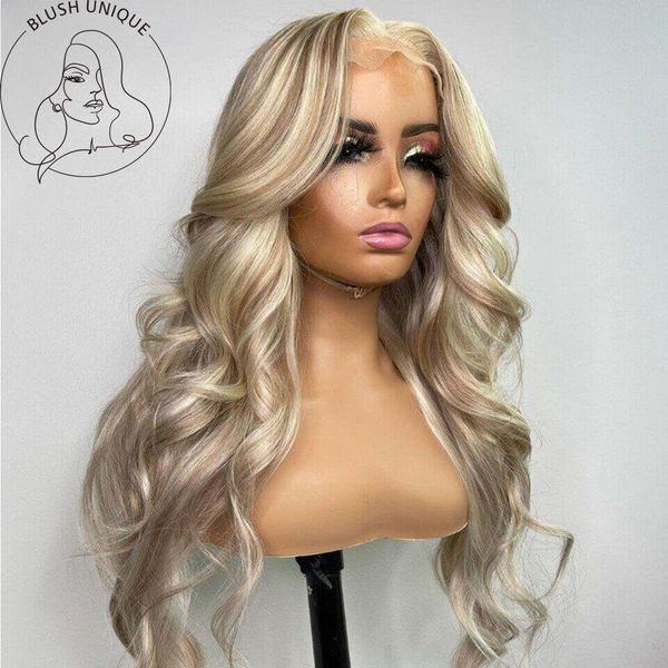 ash honey blonde lace front wig 13x4 synthetic hair hd transparent 613 colored lace frontal wigs for women highlight wig cosplay, Black
ash honey blonde lace front wig 13x4 synthetic hair hd transparent 613 colored lace frontal wigs for women highlight wig cosplay, Black