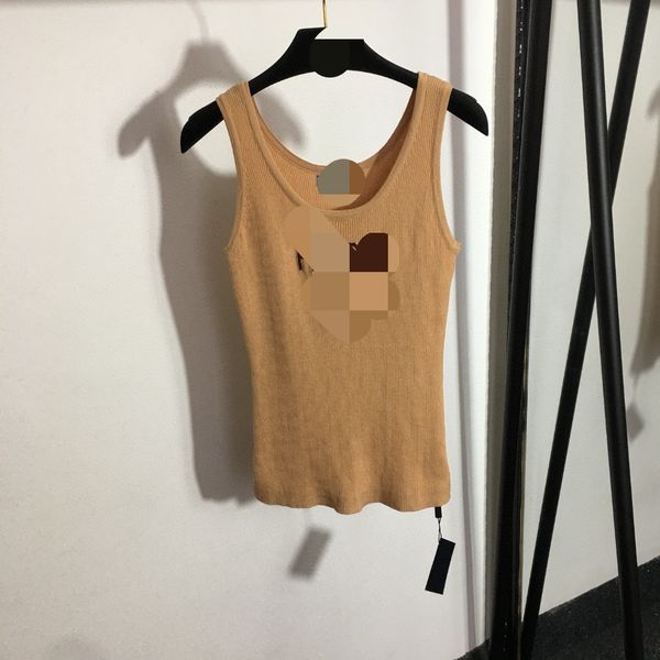 319 2023 spring summer brand same style sweater sleeveless black khaki crew neck pullover fashion womens clothes womens meiyi20230486, White;black
319 2023 spring summer brand same style sweater sleeveless black khaki crew neck pullover fashion womens clothes womens meiyi20230486, White;black