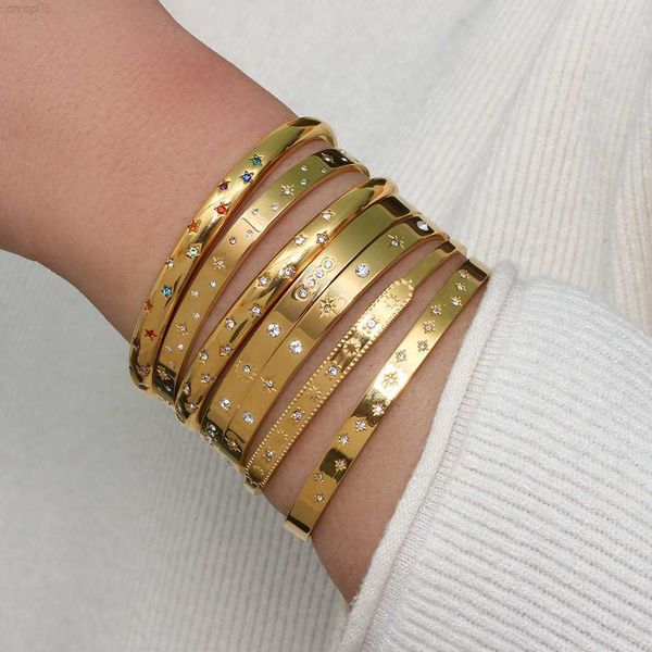 womens tarnish yellow gold designer jewelry personalized open cuff cubic zircon diamond cut 18k gold bangle bracelet, Silver
womens tarnish yellow gold designer jewelry personalized open cuff cubic zircon diamond cut 18k gold bangle bracelet, Silver