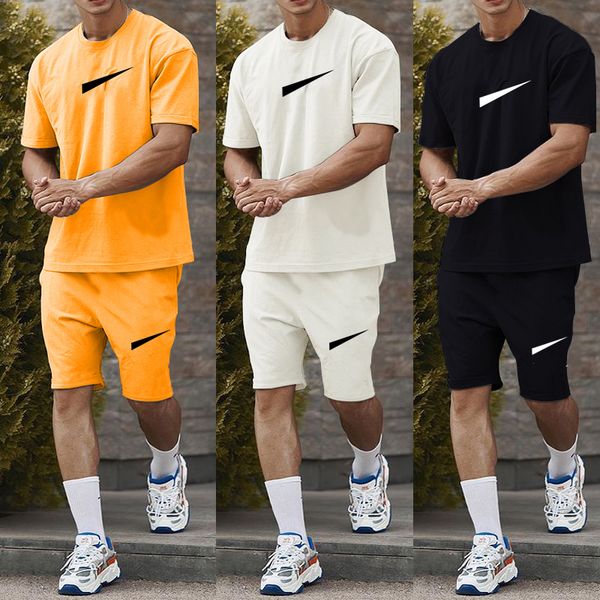 Tracksuits Summer Men's Fashion Men and Womens Shorts Tracksuit Sets Short Sleeve 100% Cotton Gray T Shirt Shorts Print Male Set Men's Brand Clothing 2 Pieces Sets
Tracksuits Summer Men's Fashion Men and Womens Shorts Tracksuit Sets Short Sleeve 100% Cotton Gray T Shirt Shorts Print Male Set Men's Brand Clothing 2 Pieces Sets