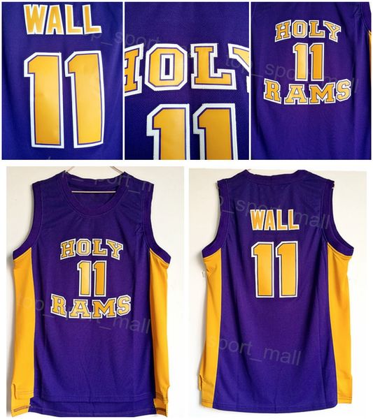 holy basketball john wall high school jersey 11 shirt college team color purple university for sport fans breathable pure cotton embroidery, Black
holy basketball john wall high school jersey 11 shirt college team color purple university for sport fans breathable pure cotton embroidery, Black