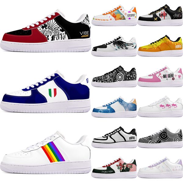 DIY shoes winter Glossy white autumn mens Leisure shoes one for men women platform casual sneakers Classic cartoon graffiti trainers comfortable sports 87616
DIY shoes winter Glossy white autumn mens Leisure shoes one for men women platform casual sneakers Classic cartoon graffiti trainers comfortable sports 87616