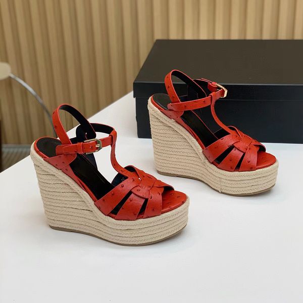 rope made of hemp woven wedge sandals super high platform pumps heels slippers heeled shoes women's luxury ostrich skin evening shoes 1, Black
rope made of hemp woven wedge sandals super high platform pumps heels slippers heeled shoes women's luxury ostrich skin evening shoes 1, Black