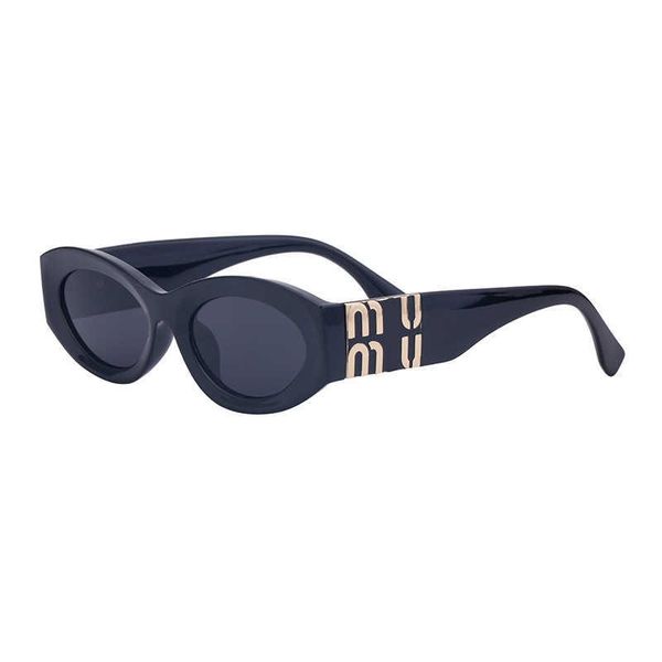 2022 new oval frame men's sunglasses women's fashionable glasses, White;black
2022 new oval frame men's sunglasses women's fashionable glasses, White;black