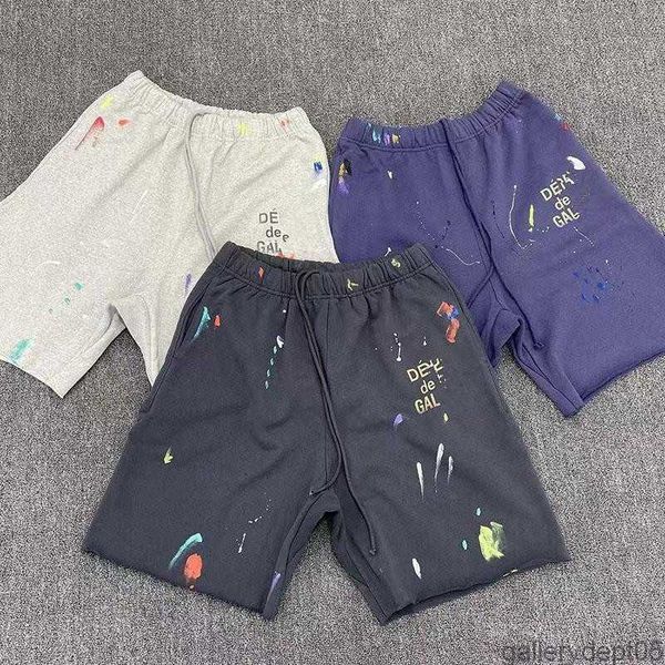 shorts designer galleryes depts 20ss color ink splashing hand-painted graffiti men's and women's sports casual capris, White;black
shorts designer galleryes depts 20ss color ink splashing hand-painted graffiti men's and women's sports casual capris, White;black