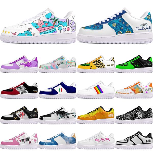 DIY shoes winter Glossy autumn mens Leisure shoes one for men women platform casual sneakers Classic cartoon graffiti trainers comfortable sports 100642
DIY shoes winter Glossy autumn mens Leisure shoes one for men women platform casual sneakers Classic cartoon graffiti trainers comfortable sports 100642
