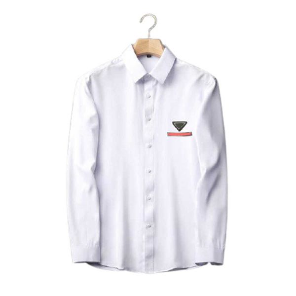 prad 2023 spring and autumn fashion plaid shirt designer men's checked casual shirt long sleeve slim on striped business loose men', White;black
prad 2023 spring and autumn fashion plaid shirt designer men's checked casual shirt long sleeve slim on striped business loose men', White;black