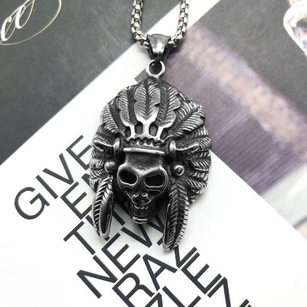 necklaces designer pendant jewelry pendant necklaces retro skeleton stainless steel titanium men's necklace domineering stall special s, Silver
necklaces designer pendant jewelry pendant necklaces retro skeleton stainless steel titanium men's necklace domineering stall special s, Silver