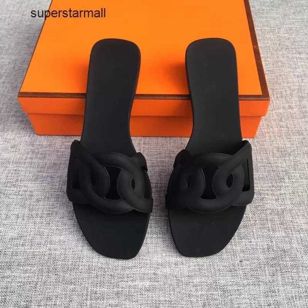 designer luxury oran slippers sandal women chain slides summer rubber big head slides fashion beach shoes flat with box 322, Black
designer luxury oran slippers sandal women chain slides summer rubber big head slides fashion beach shoes flat with box 322, Black