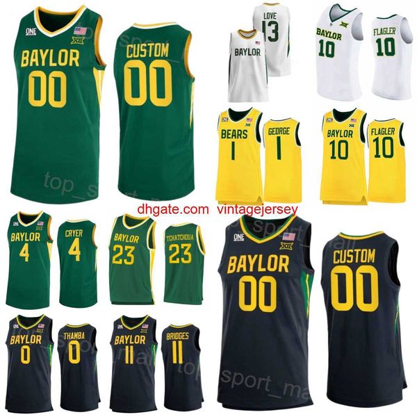 college basketball baylor bears jersey 1 keyonte george 10 adam flagler 4 lj cryer 11 jalen bridges 13 langston love 23 jonathan tchamwa tch, Black
college basketball baylor bears jersey 1 keyonte george 10 adam flagler 4 lj cryer 11 jalen bridges 13 langston love 23 jonathan tchamwa tch, Black