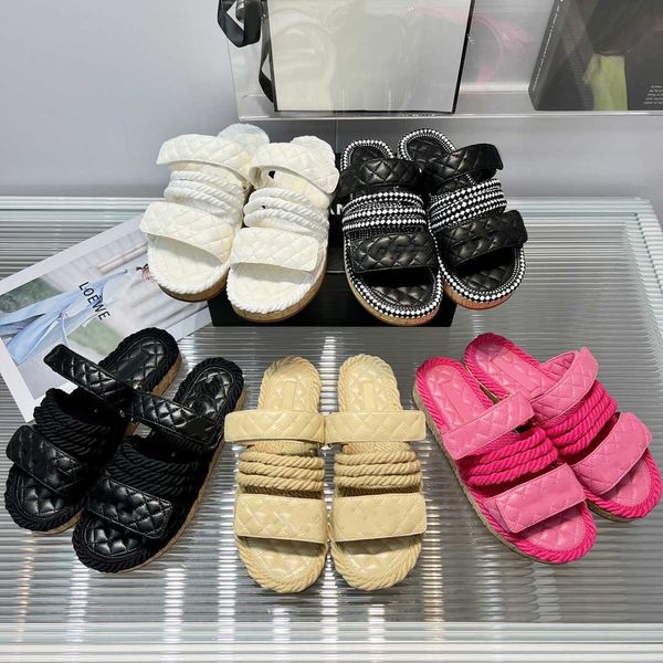 designer women plaid quilted slippers hemp rope grass sandals summer platform fashion alphabet leather woman shoe lace up loafer women fishe, Black
designer women plaid quilted slippers hemp rope grass sandals summer platform fashion alphabet leather woman shoe lace up loafer women fishe, Black