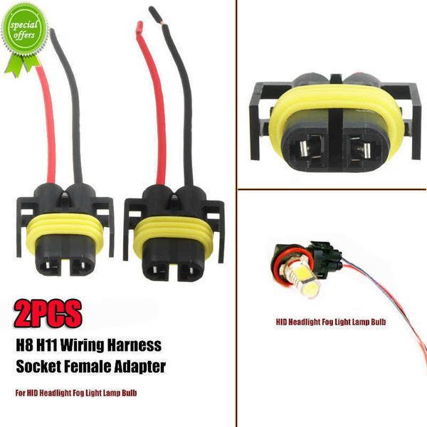 new 2pcs 150mm h8 h9 h11 wiring harness socket car wire extend connector cable plug adapter for foglight head light lamp bulb light
new 2pcs 150mm h8 h9 h11 wiring harness socket car wire extend connector cable plug adapter for foglight head light lamp bulb light