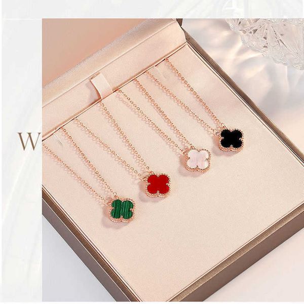 necklace designer four leaf clover pendant lucky four leaf grass women's simple high grade agate pendant girlfriend gift collar chain, Silver
necklace designer four leaf clover pendant lucky four leaf grass women's simple high grade agate pendant girlfriend gift collar chain, Silver
