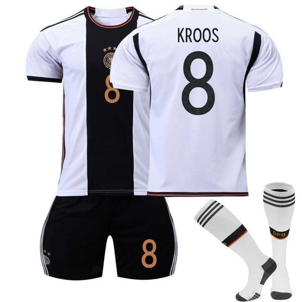 germany soccer home jersey no. 13 muller - world cup kit with sane 19, haffetz 7 & cross 8 - for football fans, Black;yellow
germany soccer home jersey no. 13 muller - world cup kit with sane 19, haffetz 7 & cross 8 - for football fans, Black;yellow