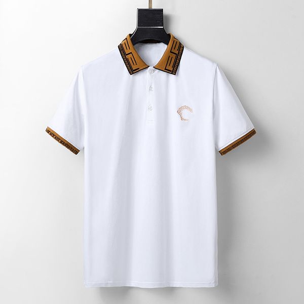 designer men's polos shirt luxury black and white style shirt polo collar short sleeve casual embroidery pure cotton brand commercial s, White;black
designer men's polos shirt luxury black and white style shirt polo collar short sleeve casual embroidery pure cotton brand commercial s, White;black