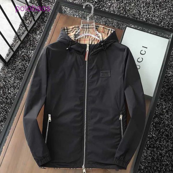brand burbersys clothes men's spring coat new jacket black plaid slim fit fashion versatile reversible hood wear both sides 73js, Black;brown
brand burbersys clothes men's spring coat new jacket black plaid slim fit fashion versatile reversible hood wear both sides 73js, Black;brown