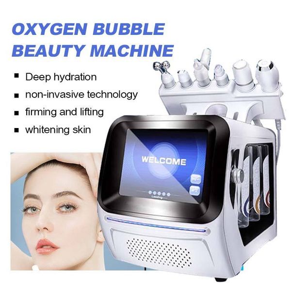 6 in 1 small bubble facial spa skin rejuvenation hydrogen oxygen water small bubble h2o2 small bubbles machine diamond peele, Black;white
6 in 1 small bubble facial spa skin rejuvenation hydrogen oxygen water small bubble h2o2 small bubbles machine diamond peele, Black;white