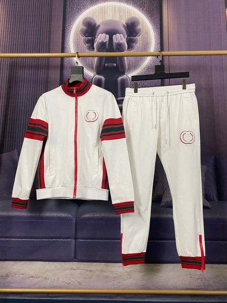 2023 designer men's tracksuits co-branding red green stripes womens zipper stripe running hooded suits patchwork pants jacket men desig, Gray
2023 designer men's tracksuits co-branding red green stripes womens zipper stripe running hooded suits patchwork pants jacket men desig, Gray