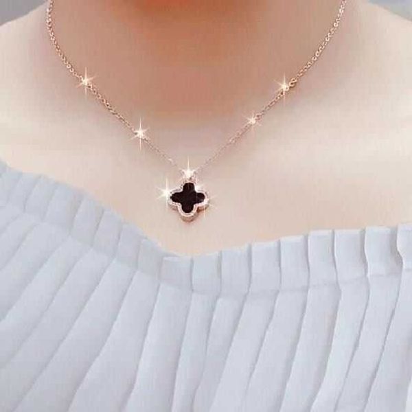 van clover necklace designer four leaf clover pendant love lucky clover korean temperament versatile female flower clavicle neck pendant gif, Silver
van clover necklace designer four leaf clover pendant love lucky clover korean temperament versatile female flower clavicle neck pendant gif, Silver