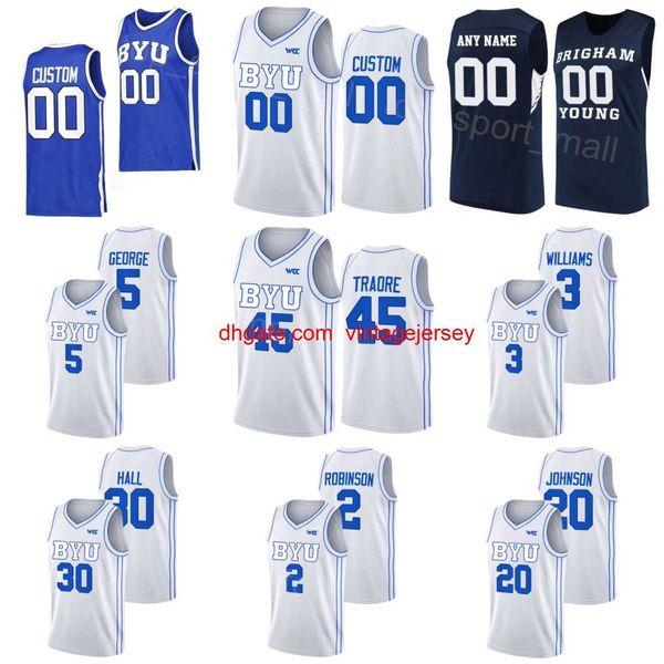college basketball byu cougars jersey 45 fousseyni traore 3 rudi williams 20 spencer johnson 5 gideon george 2 jaxson robinson 30 dallin hal, Black
college basketball byu cougars jersey 45 fousseyni traore 3 rudi williams 20 spencer johnson 5 gideon george 2 jaxson robinson 30 dallin hal, Black