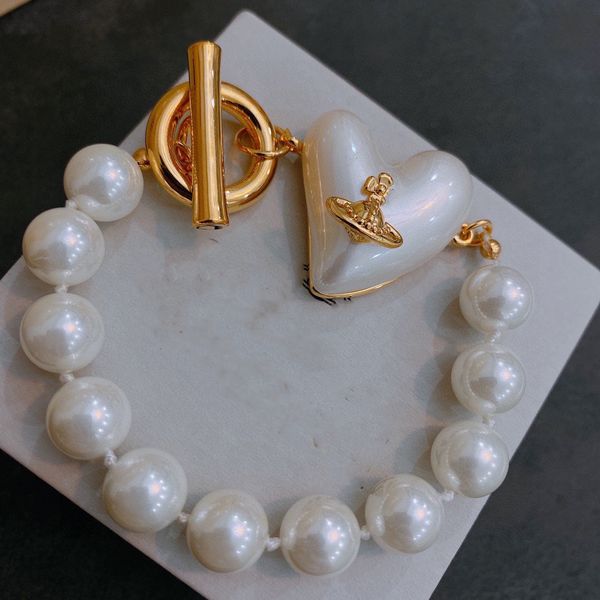 designer charm bracelets letter vivian chokers luxury women fashion jewelry metal pearl bracelet cjeweler westwood rdt, Golden;silver
designer charm bracelets letter vivian chokers luxury women fashion jewelry metal pearl bracelet cjeweler westwood rdt, Golden;silver