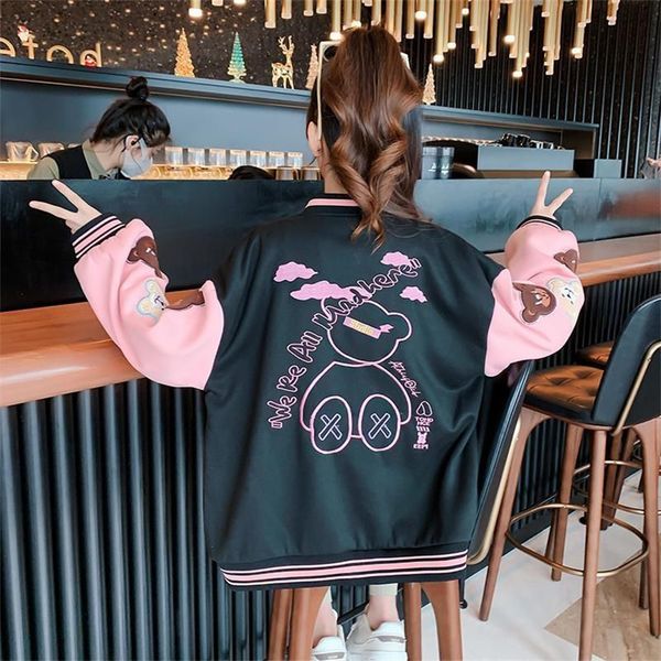 jackets teen girls spring autumn fashion bomber jackets kids streetwear baseball uniform sport coat loose students outerwear 8 10 12 14y 230, Blue;gray
jackets teen girls spring autumn fashion bomber jackets kids streetwear baseball uniform sport coat loose students outerwear 8 10 12 14y 230, Blue;gray