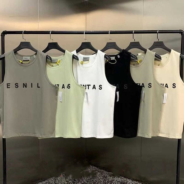 men's t-shirts designer fog high-quality sleeveless vest fashion pure cotton fitness running sports summer loose vestvd0svd0s, White;black
men's t-shirts designer fog high-quality sleeveless vest fashion pure cotton fitness running sports summer loose vestvd0svd0s, White;black
