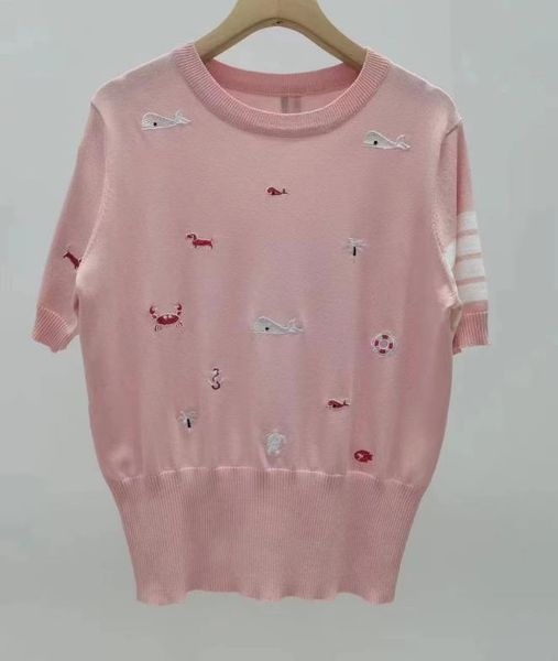 women's knits & tees short sleeve sweater woman o-neck knit fashion ins style trendy letter print lady t-shirt knit shirts, White
women's knits & tees short sleeve sweater woman o-neck knit fashion ins style trendy letter print lady t-shirt knit shirts, White