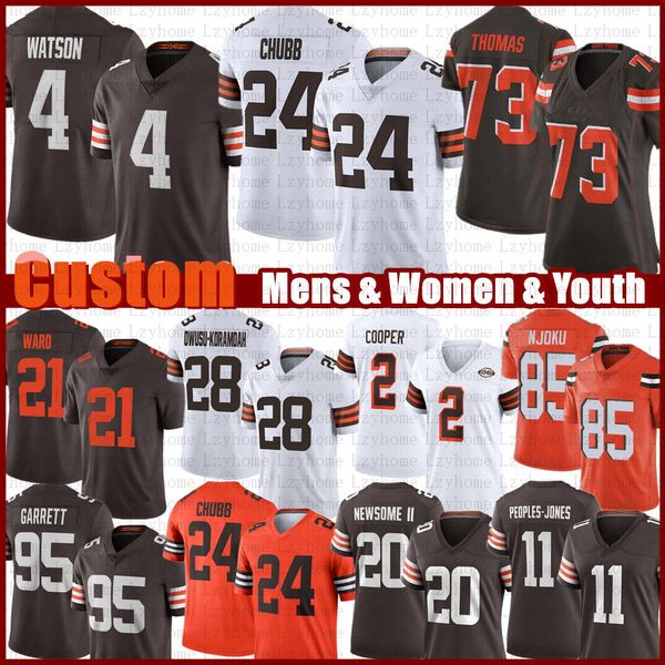 nick chubb 4 deshaun watson custom football jersey myles garrett amari cooper denzel ward sione takitaki joel bitonio joe thomas elijah moor, Black;red
nick chubb 4 deshaun watson custom football jersey myles garrett amari cooper denzel ward sione takitaki joel bitonio joe thomas elijah moor, Black;red