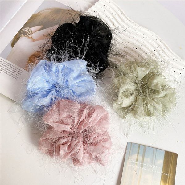 summer gauze tassel scrunchies women elastic hair band korean elegant ponytail holder rubber tie band hair accessories, Pink
summer gauze tassel scrunchies women elastic hair band korean elegant ponytail holder rubber tie band hair accessories, Pink