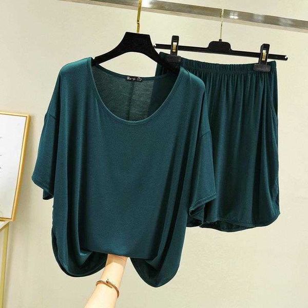 round neck modal womens summer short sleeved bottoming shirt pajamas thin loose
round neck modal womens summer short sleeved bottoming shirt pajamas thin loose