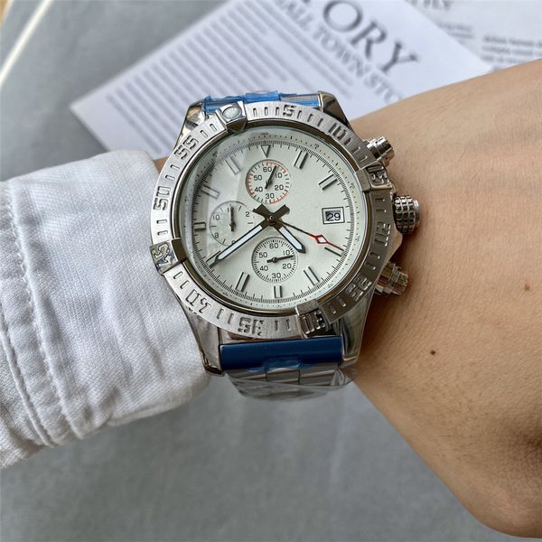 wristwatches for men 2023 new mens watches diameter all dial work quartz watch navitimer 1884 luxury brand chronograph clock steel belt men, Slivery;brown
wristwatches for men 2023 new mens watches diameter all dial work quartz watch navitimer 1884 luxury brand chronograph clock steel belt men, Slivery;brown