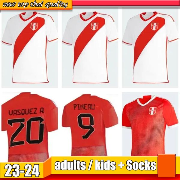 2023 2024 peru soccer jerseys lapadula luis lberico pineau cuevas cartagena tapia valera aquino national team 23 24 football shirt t-shirt, Black;yellow
2023 2024 peru soccer jerseys lapadula luis lberico pineau cuevas cartagena tapia valera aquino national team 23 24 football shirt t-shirt, Black;yellow