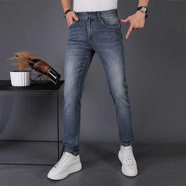 simple fashion men's jeans summer high end luxury print versatile casual pants european, Blue
simple fashion men's jeans summer high end luxury print versatile casual pants european, Blue