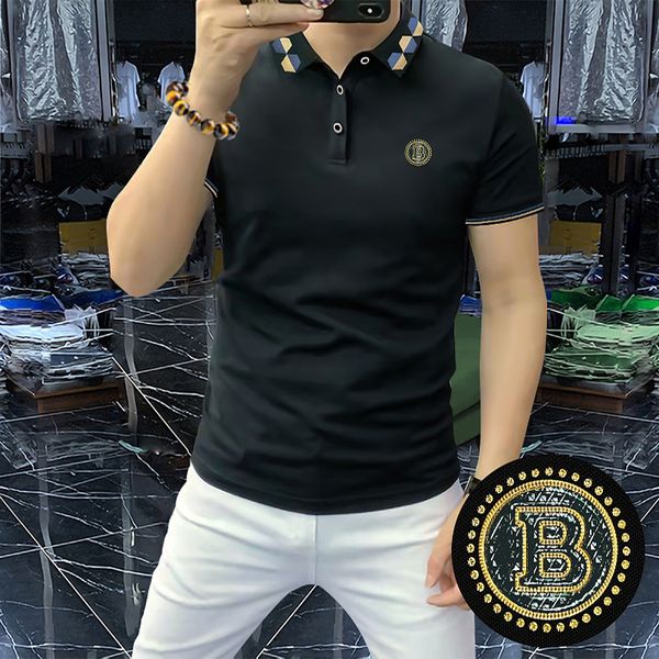 t shirt polos 2023 summer new fashion men's short sleeve thin mercerized cotton work polos breathable high stretch embroidery pattern p, White;black
t shirt polos 2023 summer new fashion men's short sleeve thin mercerized cotton work polos breathable high stretch embroidery pattern p, White;black
