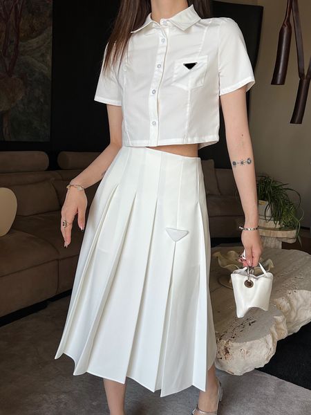 pra brands womens two piece dress shirt sets fashion designer white short polo t shirt side slit skirt 2pcs suits two piece prom dresses
pra brands womens two piece dress shirt sets fashion designer white short polo t shirt side slit skirt 2pcs suits two piece prom dresses
