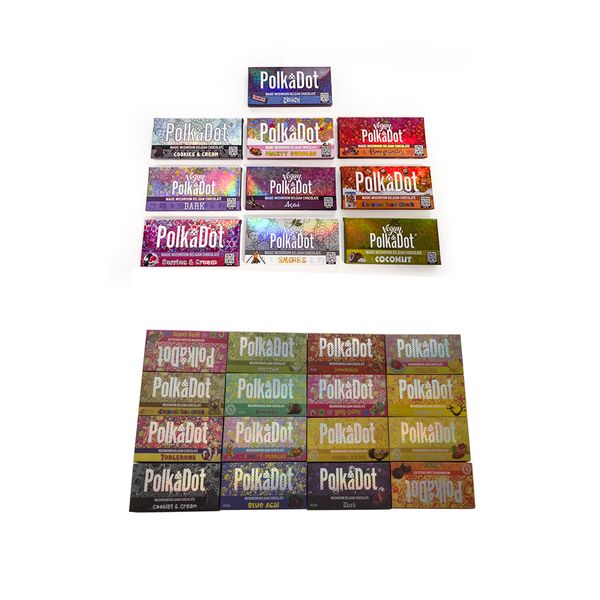 polkadot chocolate packaging boxes cream magic mushroom polka dot mushroom chocolate bar package milk chocolate shrooms bars
polkadot chocolate packaging boxes cream magic mushroom polka dot mushroom chocolate bar package milk chocolate shrooms bars