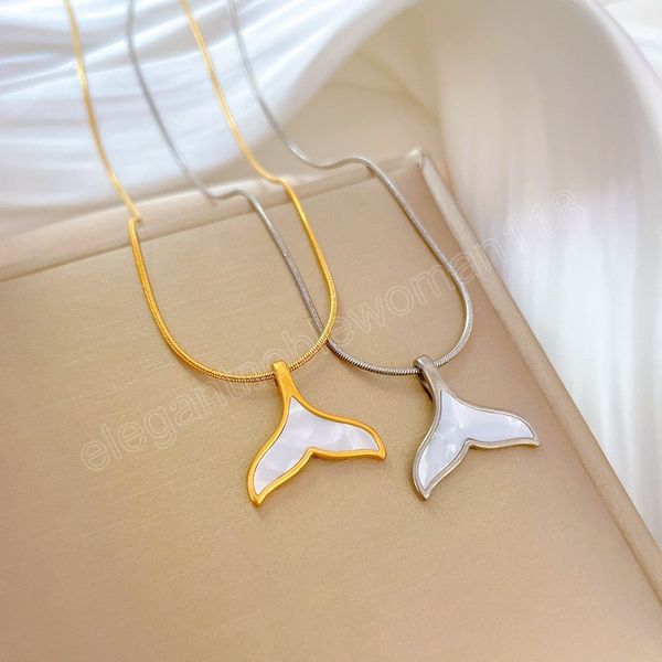 classic fashion gold shell mermaid stainless steel necklace for women delicate mermaid princess party jewelry accessories gift, Silver
classic fashion gold shell mermaid stainless steel necklace for women delicate mermaid princess party jewelry accessories gift, Silver